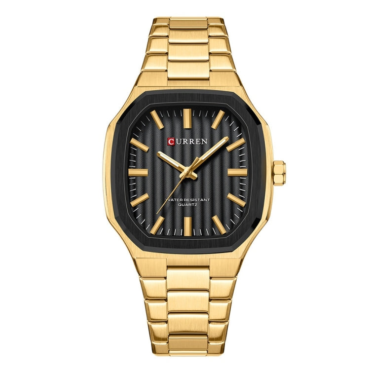 Curren 8458 Business Steel Strap Men Quartz Watch, Golden Shell Black, White Shell Golden Circle White Surface, White Shell Black, White Shell Blue, White Shell Light Green