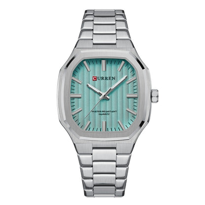 Curren 8458 Business Steel Strap Men Quartz Watch, Golden Shell Black, White Shell Golden Circle White Surface, White Shell Black, White Shell Blue, White Shell Light Green