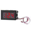 0V-30V 3 Wire DC Voltmeter Terminal 0.56 Inch LED Digital Voltmeter Accessories Reverse Connection Protection, Red, Blue, Green