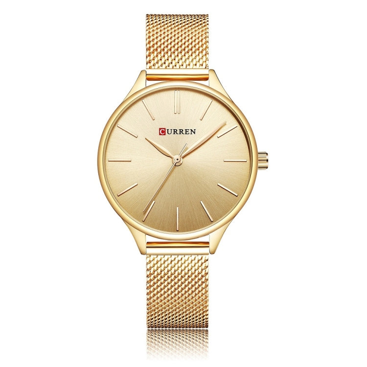 Curren 9024 Casual Steel Strap Waterproof Women Quartz Watch, Rose Shell Black Surface, Gold Shell Gold Surface, Gold Shell White Surface, Rose Shell Rose Surface, Rose Shell White Surface, White Shell White Surface