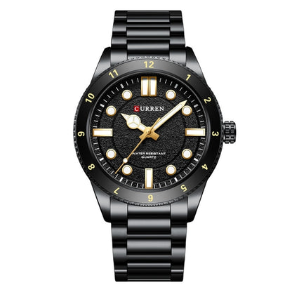Curren 8450 Business Sports Steel Strap Men Quartz Watch, White Shell Black, White Shell Blue, White Shell Green, Black Shell Black