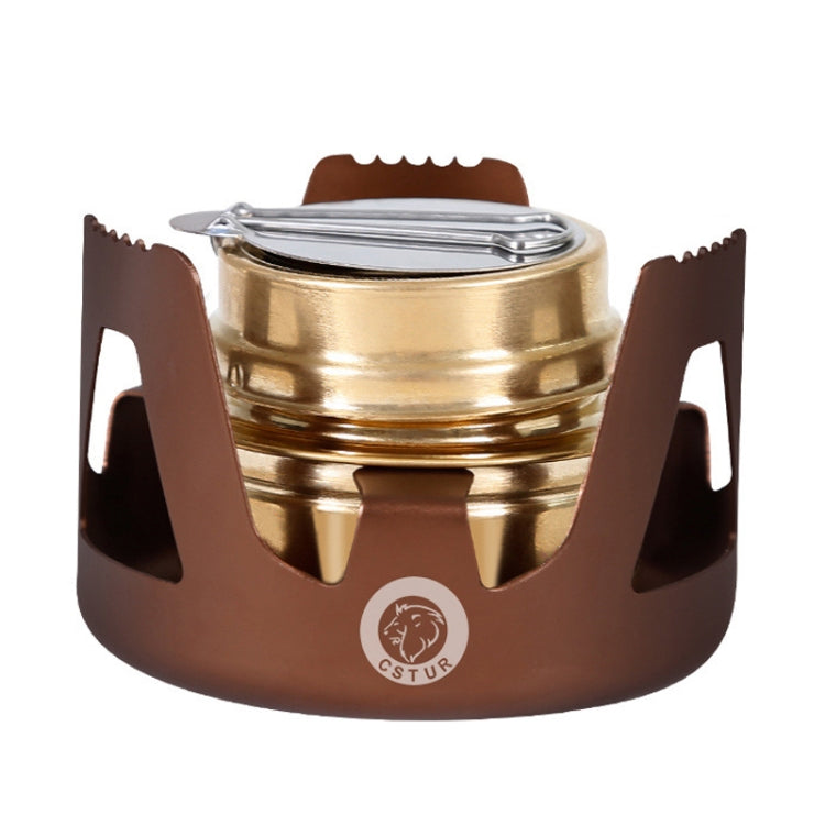 CSTUR Y2218 Outdoor Ultralight Aluminum Stove Camping Fishing Portable Liquid Alcohol Stoves