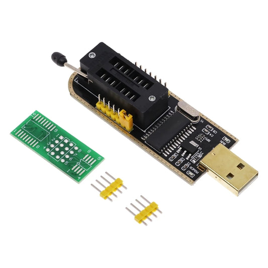 Programmer Module USB Motherboard Routing Liquid Crystals Disassembly Free SOP8 Test Tool, CH341A, Test Clip With 1 Board+CH341A, Test Clip With 2 Board+CH341A