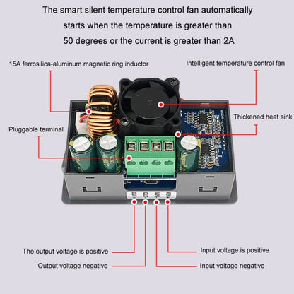 50V 8A DC Numerical Control Lithium Battery Step-Down Power Supply, XY5008L, XY5008L With Case