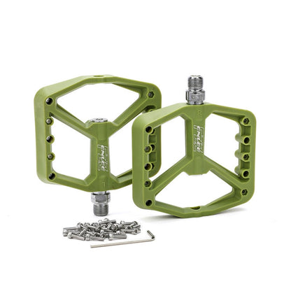 ENLEE F228 1pair Bicycle Nylon Pedals Mountain Bike Widened Riding Footrests