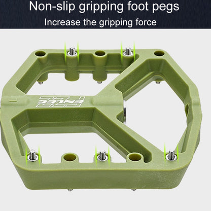 ENLEE F228 1pair Bicycle Nylon Pedals Mountain Bike Widened Riding Footrests