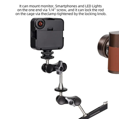 XILETU  TM Series Magic Arm With Dual Ballhead Camera Video Monitor Mount Adapter, TM-2, TM-3, TM-4, TM-5