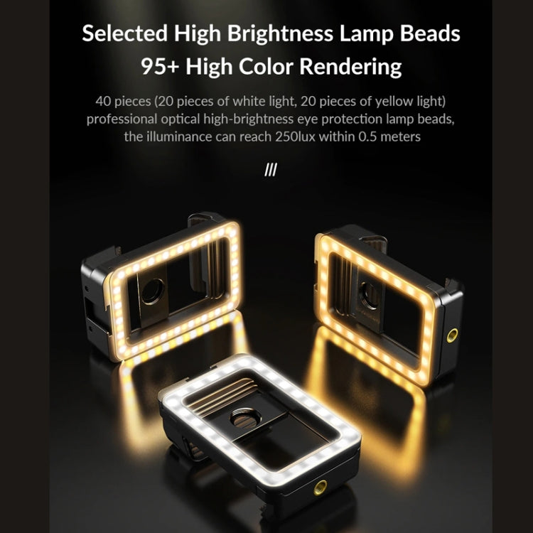 APEXEL  Multifunctional Fill Light Phone Clip With 1/4 Inch & M17 M37 Thread Tnterface, APL-FL.23