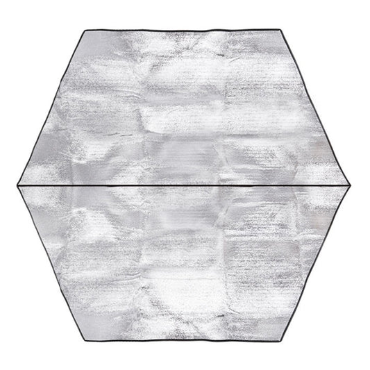Outdoor Large Hexagonal Double Sided Aluminum Film Moisture Pad Waterproof Heat Insulation Camping Equipment Tent Picnic Pad