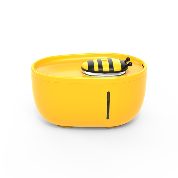 2L Bee Pet Water Dispenser Cats Intelligent Circulating Filtered Water Dryer, USB Direct Plug