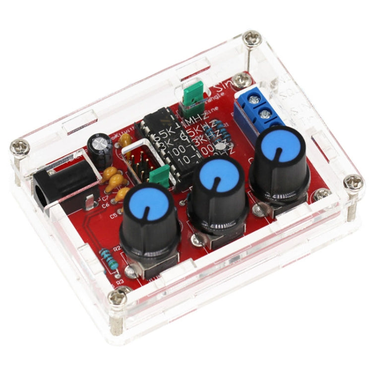 XR2206 High Precision Signal Generator DIY Kit Sine Triangle Square Waves 1Hz-1MHz Frequency Range, Parts, Welding