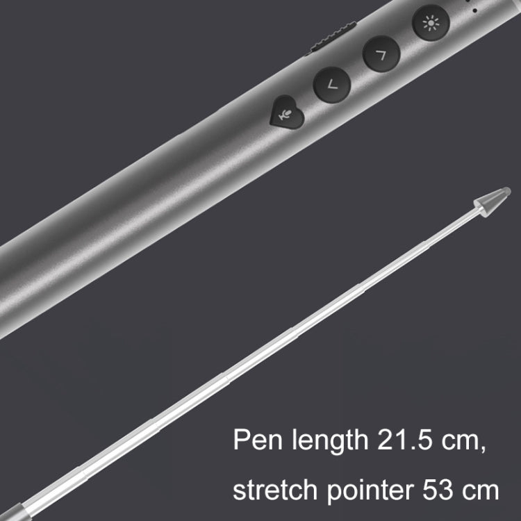 Conference Teaching Page Turning Pen Electronic Telescopic Pointer Laser Pointer PPT Wireless Presenter, Telescopic Laser Pointer