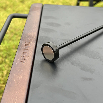 Outdoor Camping Desk Lamp Frame Retro Iron Art Camp Lamp Hanging Shelf Desktop Magnet Light Pole, 53.5cm