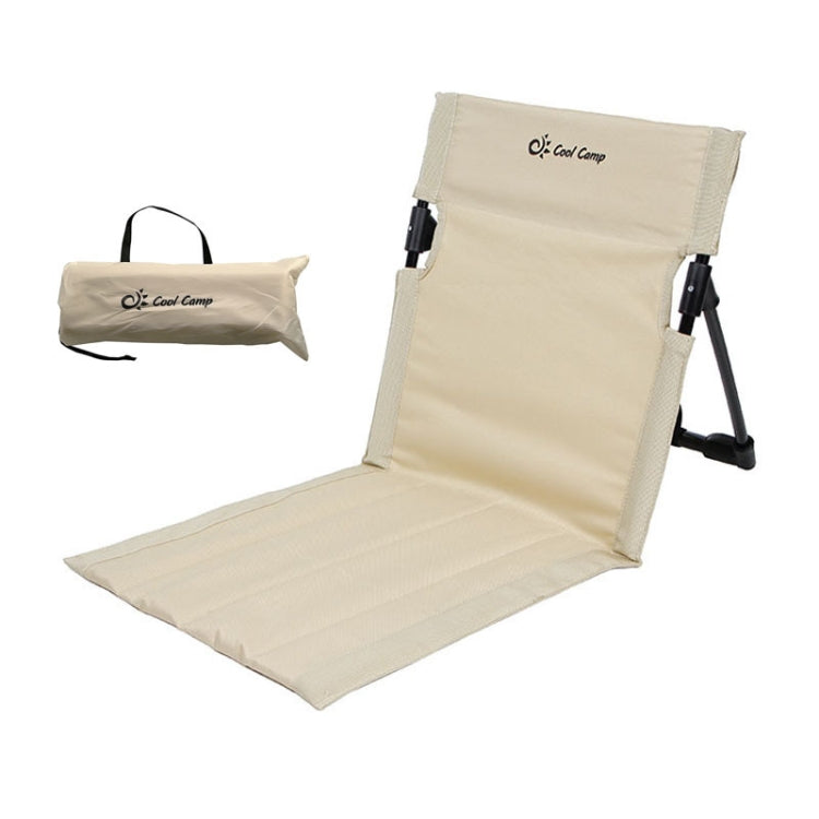 COOL CAMP C-Y006 Outdoor Camping Back Cushion Aluminum Folding Beach Chair Park Wild Leisure Chair