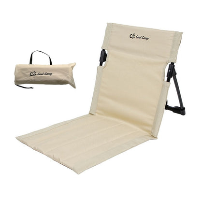 COOL CAMP C-Y006 Outdoor Camping Back Cushion Aluminum Folding Beach Chair Park Wild Leisure Chair