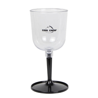 COOL CAMP CF-523 Removable Portable Outdoor Camping Wine Glass Shatterproof Resin Collapsible Champagne Cup