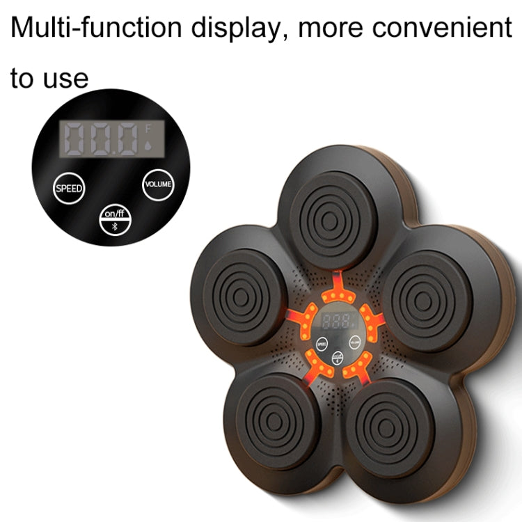 LED Light Smart Bluetooth Music Boxing Machine Home Punch-free Wall-mounted Electronic Boxer, without Glove, with Kids Gloves, with Adult Gloves