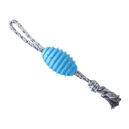 Dog Teething Toy Knot Pet Bite Resistant Teeth Cleaning Cotton Rope Ball
