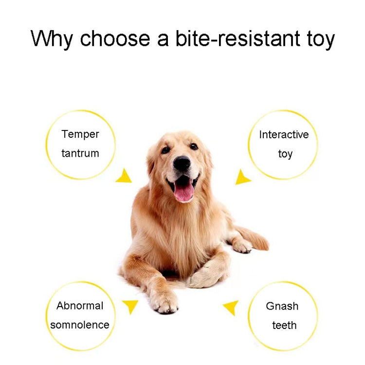 Dog Teething Toy Knot Pet Bite Resistant Teeth Cleaning Cotton Rope Ball