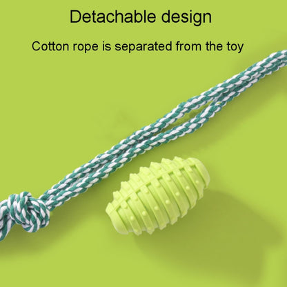 Dog Teething Toy Knot Pet Bite Resistant Teeth Cleaning Cotton Rope Ball