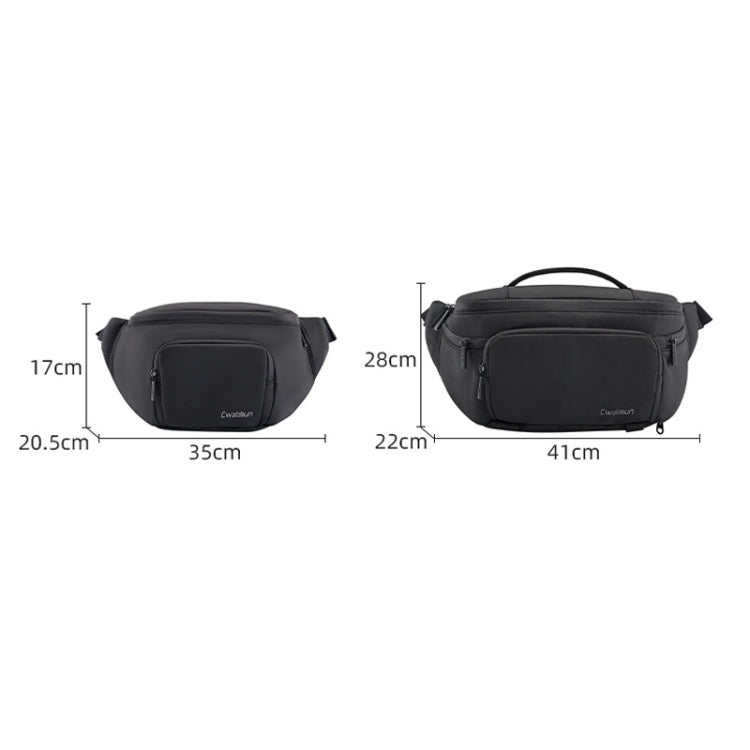 Multi-functional Camera Waist Pack Simple and Lightweight Microslr Camera Bag Casual Waterproof Storage Bag, Cwatcun D105 Large