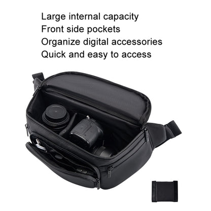 Multi-functional Camera Waist Pack Simple and Lightweight Microslr Camera Bag Casual Waterproof Storage Bag, Cwatcun D105 Large