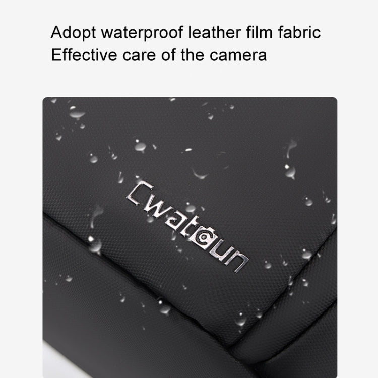 Multi-functional Camera Waist Pack Simple and Lightweight Microslr Camera Bag Casual Waterproof Storage Bag, Cwatcun D105 Large