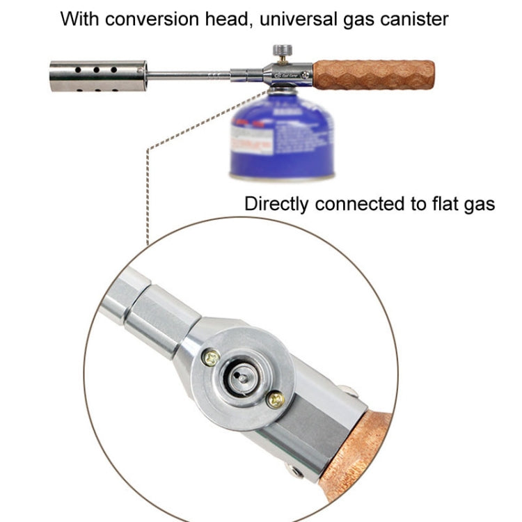 COOL CAMP CF-77773 Outdoor Camping Flamethrower Portable Wooden Handle BBQ Igniter