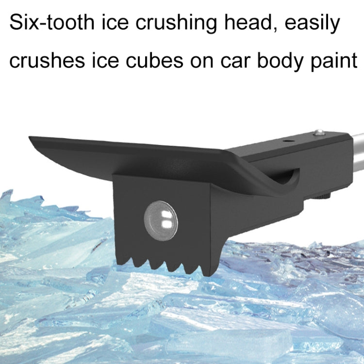 Car Multifunctional Telescopic Snow Shovel Glass Defrost De-icing Brush Winter Cleaning Tools, Ordinary, Light Model
