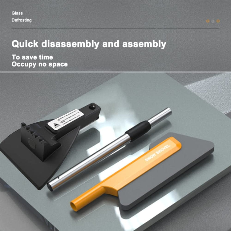 Car Multifunctional Telescopic Snow Shovel Glass Defrost De-icing Brush Winter Cleaning Tools, Ordinary, Light Model