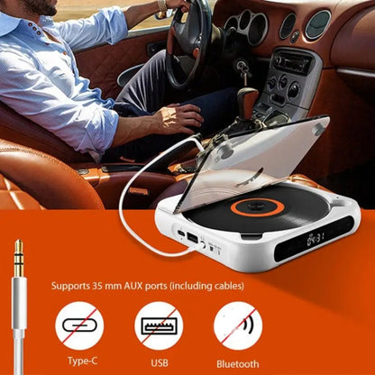 Kecag KC-918 Bluetooth CD Player Rechargeable Touchscreen Headphone Small Music Walkman