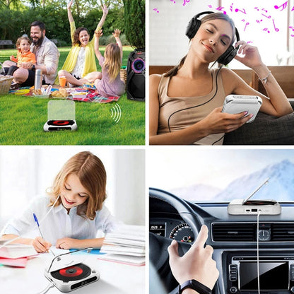 Kecag KC-918 Bluetooth CD Player Rechargeable Touchscreen Headphone Small Music Walkman