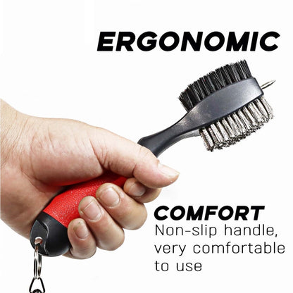 Retractable Golf Club Cleaning Brush Groove Cleaner Golf Accessories