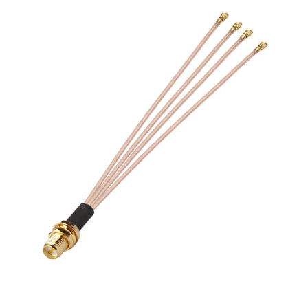 RG178 Pigtail WIFI Antenna Extension Cable Jumper, 1 In 3 IPX To RPSMAK, 1 In 3 IPX To SMAK, 1 In 3 IPX To RPSMAJ, 1 In 3 IPX To SMAJ, 1 In 4 IPX To RPSMAK, 1 In 4 IPX To SMAK, 1 In 4 IPX To RPSMAJ, 1 In 4 IPX To SMAJ