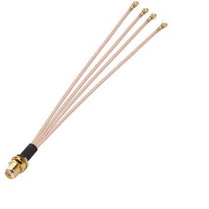 RG178 Pigtail WIFI Antenna Extension Cable Jumper, 1 In 3 IPX To RPSMAK, 1 In 3 IPX To SMAK, 1 In 3 IPX To RPSMAJ, 1 In 3 IPX To SMAJ, 1 In 4 IPX To RPSMAK, 1 In 4 IPX To SMAK, 1 In 4 IPX To RPSMAJ, 1 In 4 IPX To SMAJ
