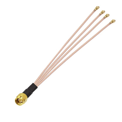 RG178 Pigtail WIFI Antenna Extension Cable Jumper, 1 In 3 IPX To RPSMAK, 1 In 3 IPX To SMAK, 1 In 3 IPX To RPSMAJ, 1 In 3 IPX To SMAJ, 1 In 4 IPX To RPSMAK, 1 In 4 IPX To SMAK, 1 In 4 IPX To RPSMAJ, 1 In 4 IPX To SMAJ