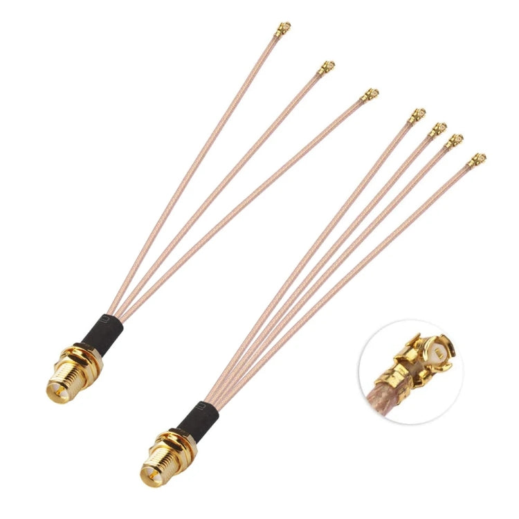 RG178 Pigtail WIFI Antenna Extension Cable Jumper, 1 In 3 IPX To RPSMAK, 1 In 3 IPX To SMAK, 1 In 3 IPX To RPSMAJ, 1 In 3 IPX To SMAJ, 1 In 4 IPX To RPSMAK, 1 In 4 IPX To SMAK, 1 In 4 IPX To RPSMAJ, 1 In 4 IPX To SMAJ
