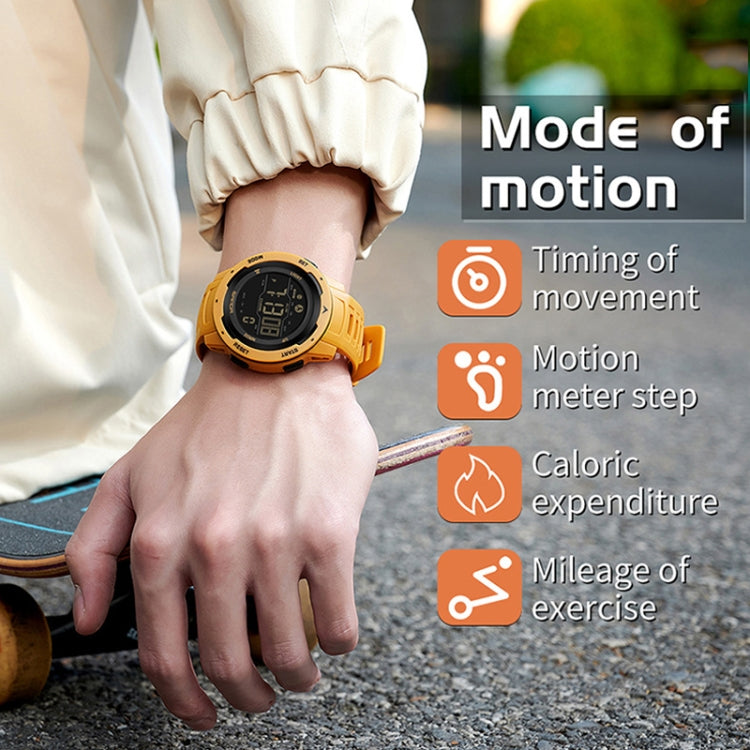 SANDA 2145 Calorie Pedometer Alarm Clock Waterproof Multifunctional Hiking Sports Shockproof Smart Watch