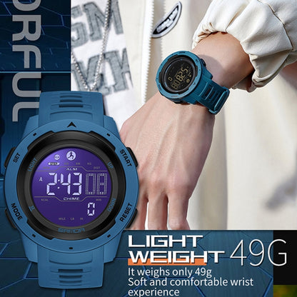 SANDA 2145 Calorie Pedometer Alarm Clock Waterproof Multifunctional Hiking Sports Shockproof Smart Watch