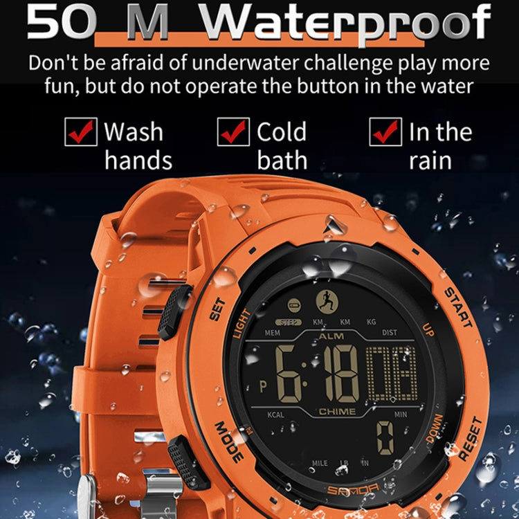 SANDA 2145 Calorie Pedometer Alarm Clock Waterproof Multifunctional Hiking Sports Shockproof Smart Watch