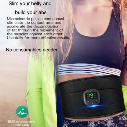 Intelligent EMS Fitness Belt Lazy Fat Dumping Belt Indoor Massage Training Abdominal Fitness Machine