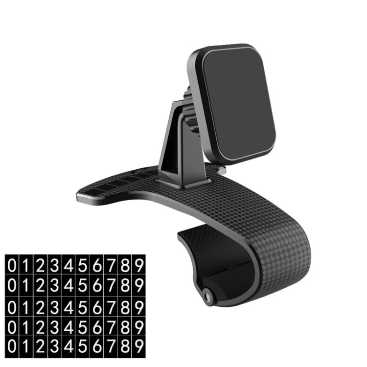 Magnetic Mobile Phone Car Holder Dashboard Parking Number Plate