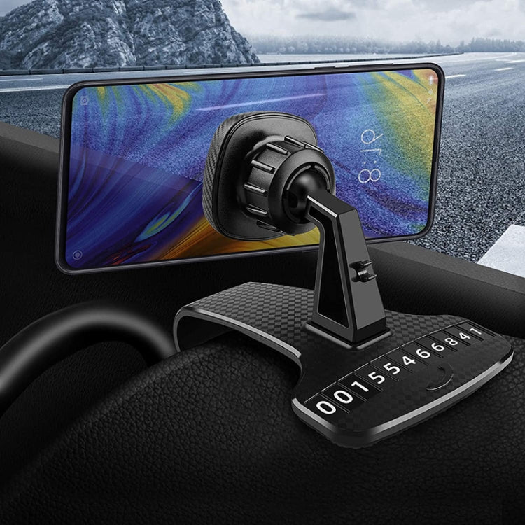 Magnetic Mobile Phone Car Holder Dashboard Parking Number Plate