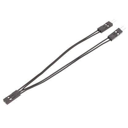3pcs DuPont Terminal Wire DuPont 2.54 Connection Cable 2Pin 1 To 2 Wire One Female To Two Males, 10cm