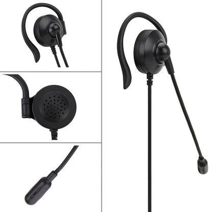SOYTO SY227 Single-side Operator Ear Hook Headset Corded Computer Headset, Separation USB Wire Control