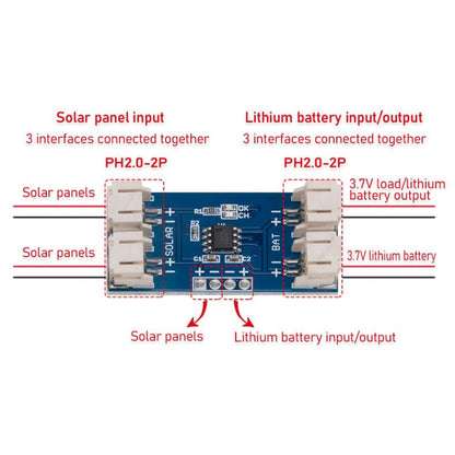 Solar Charging Panel 4.4-6V Lithium Battery Automatic Recharge Module, CN3163