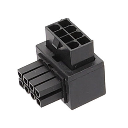Motherboard CPU 8Pin Power Steering Connector Interface Steering Header 90 Degree Adaptor, Positive Bend A Type, Reverse Curve B Type
