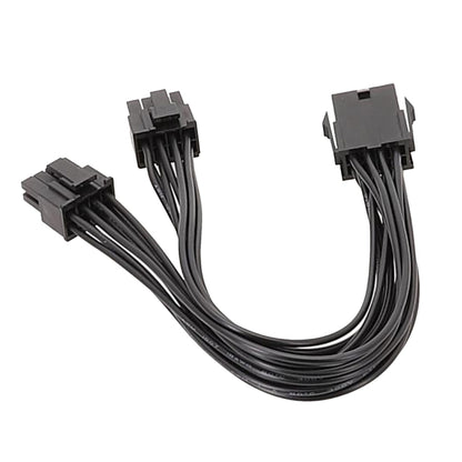8P Female To Dual 6+2Pin Male Graphics Card Power Cable 8P To Dual 8P 1 To 2 Power Adapter Cable, 8P Female To Dual 6+2Pin Male