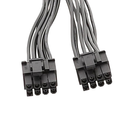8P Female To Dual 6+2Pin Male Graphics Card Power Cable 8P To Dual 8P 1 To 2 Power Adapter Cable, 8P Female To Dual 6+2Pin Male