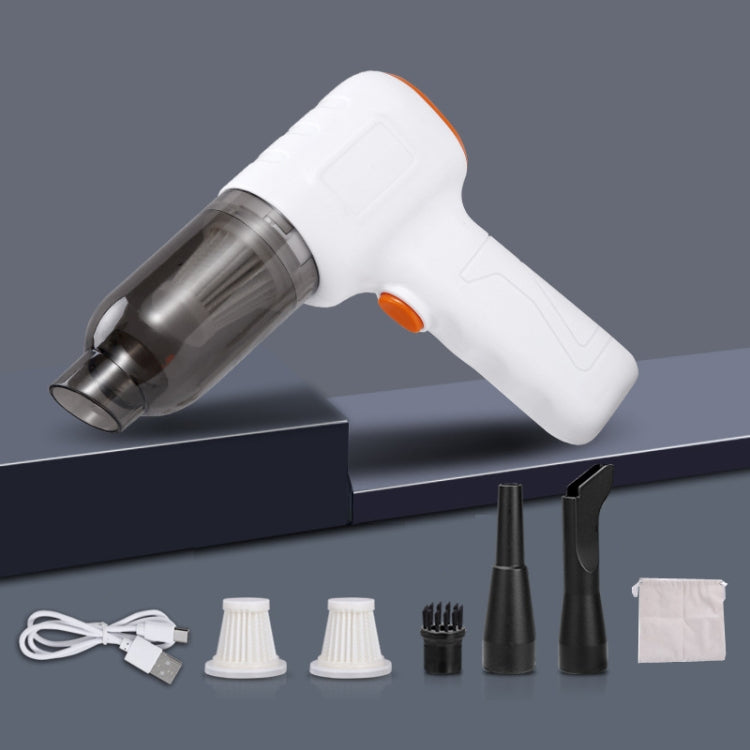 Car Vacuum Cleaner Large Suction Power Wireless Pump Inflatable Blower Handheld Small Vacuum Cleaner, Brush 200W+2 Filters+Storage Bag (Black), Brush 200W+3 Filters+Air Bag (Black), Brushless 260W+2 Filters+Storage Bag (Black)